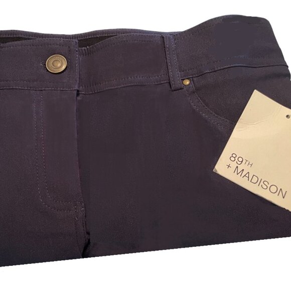 NWT 89th & Madison Stud Detail Ankle Pants - Picture 4 of 7